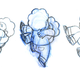 Sketches of Steven fusing with his Gem self.